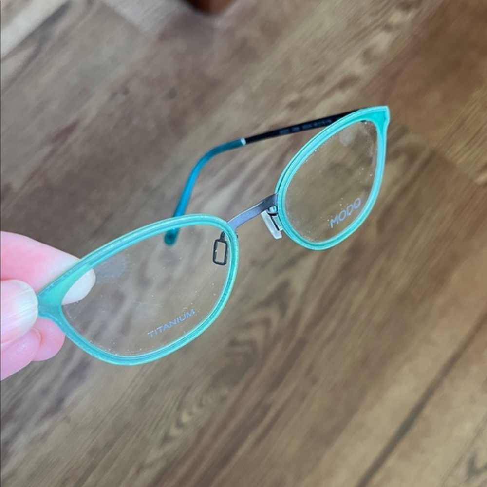 MODO Aqua Teal Titanium Eyeglass Frames
